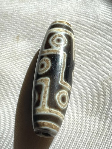 ANCIENT BEAD HIMALAYAN AGATE DZI 9 EYES GOD ORIGINAL