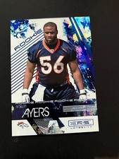 Brandon Ayers 2009 Leaf Rookies & Stars RC Longevity SP /75 #188 Broncos