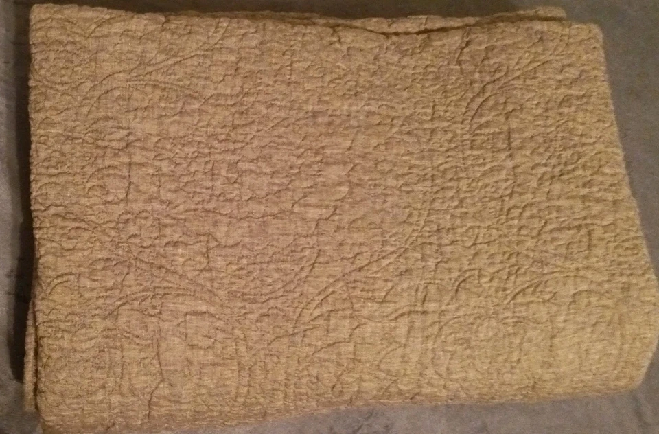 Pottery Barn Belga Lino Lino Floral Stitch King (Gris Carbón) Nuevo sin Etiquetas Foto 4 de 4