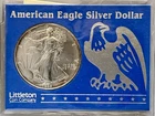 1995 American Eagle Silver Dollar Coin 1 oz 99.9% Silver Littleton