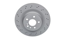 2x ATE Bremsscheiben Hinten passend für MERCEDES-BENZ S-Klasse Coupe (C215)