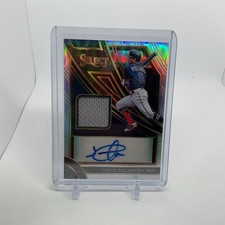 2020 Panini Select Signature Materials Prizm Jorge Polanco Auto Relic SM-JP #/49