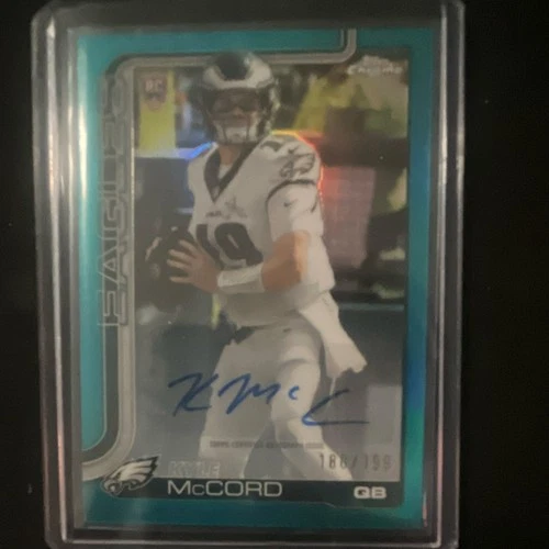 2025 Topps Chrome Kyle McCord Refractor (RAW)