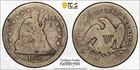 1860 S PCGS AG-3 Seated Liberty Quarter Dollar