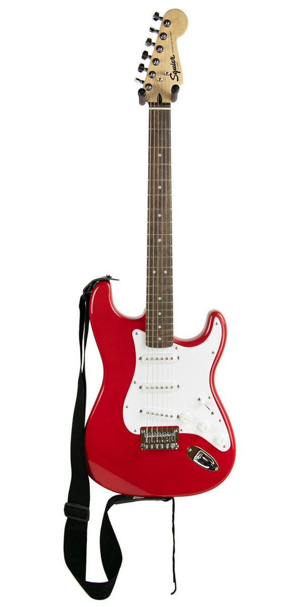 Fender Squier 3/4-Size Kids Mini Strat - Dakota Red (dent on