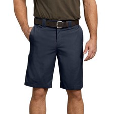 Dickies Men's 11 Inch Regular Fit Stretch Twill Work Short - Dark Navy, 36