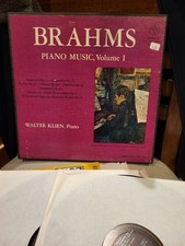 VOX Box SVBX 5430 Brahms Piano Music Walter Klien 3LP NM Vinyl VG+ Box w/Insert