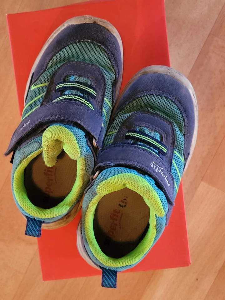 Halbschuhe Schuhe Größe 27 Kleinkind Superfit blau Goretex Originalverpackung