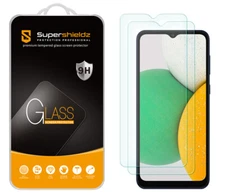 [2-Pack] Supershieldz Tempered Glass Screen Protector for Samsung Galaxy A03s