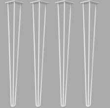 86cm/34" Premium Hairpin Legs - Set Of 2 or 4 - Multiple Colours - UK Made
