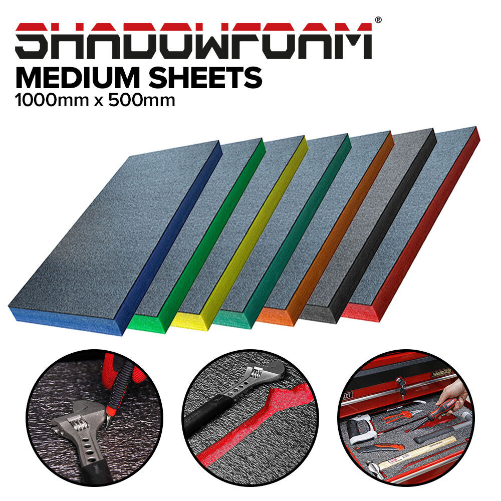 Shadow Foam (1000mm x 500mm) | Cut and Peel Customisable Foam Sheets