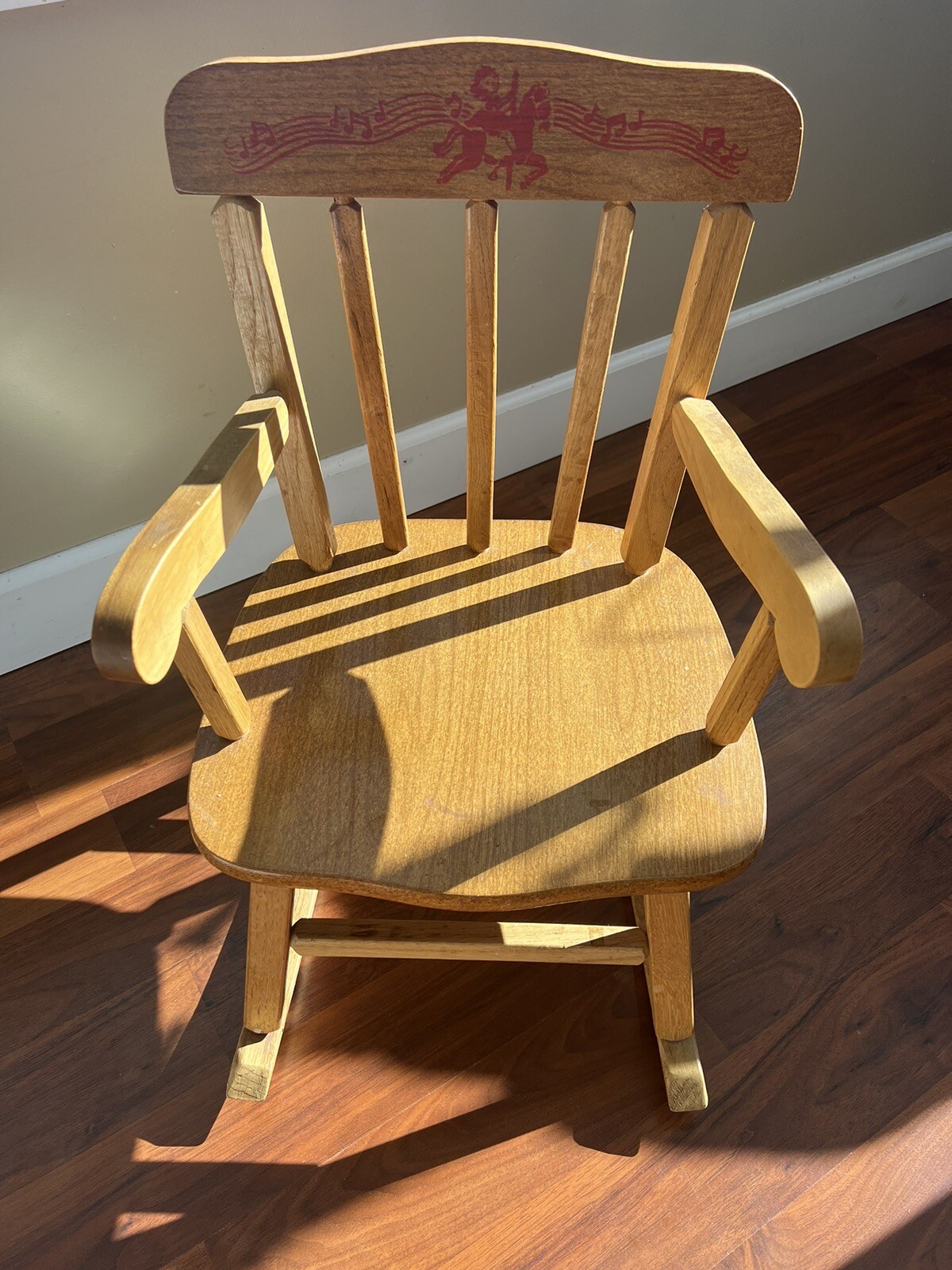 Vintage Childs Rocking Chair Music Box eBay