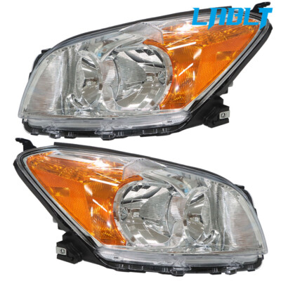 LABLT Right&Left Headlights Halogen Headlamps Assembly For 2009-2012 Toyota RAV4