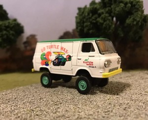 Details About 1965 Ford Econoline Van 4x4 Lifted Custom 164 Diecast Truck Farm 4wd Turtle Wax