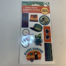 SandyLion Textured Sensory Stickers Outdoor Waves Camper Bike NEW SEALED
