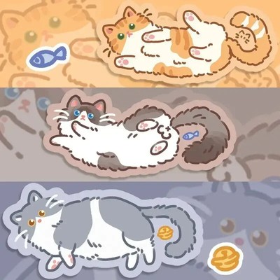 Pelziges XXL Mauspad Katzen Kawaii Anime Gamer Schreibtisch Gaming Zubehör