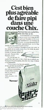 ADVERTISEMENT ADVERTISING 1016 1967 baby diapers Chix