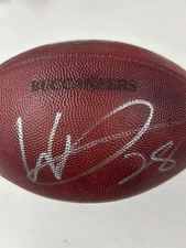 Warrick Dunn Tampa Buccaneers Wilson Game Issued  Football w/COA