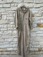80s mens khaki coveralls