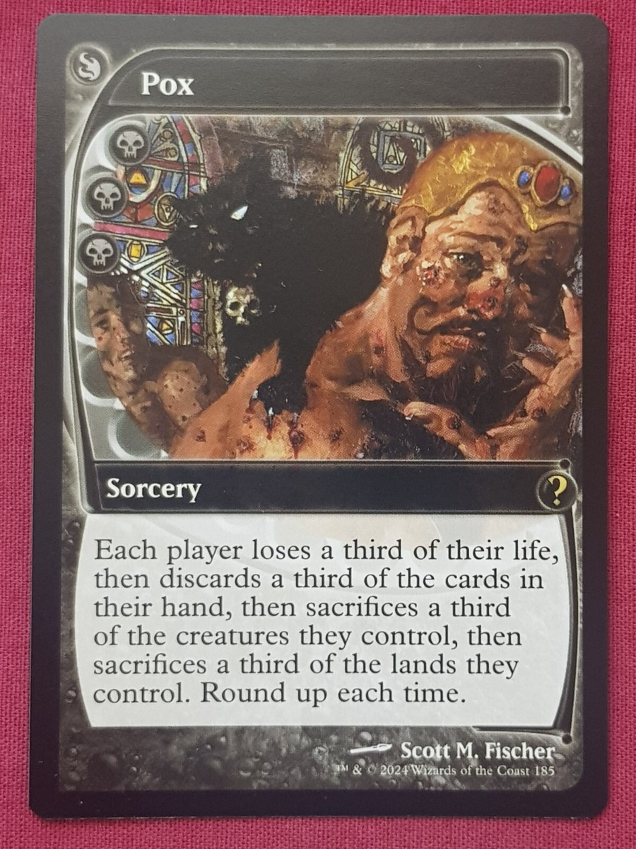 Magic The Gathering MYSTERY BOOSTER 2 MB2 POX black card MTG | eBay UK