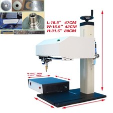 Pneumatic Benchtop Marking Machine 110V Metal Nameplate Plate Engraving Machine