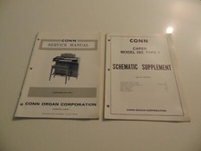 Conn Organ Caper 282 Type 1 Service Repair Shop Manual Schematics