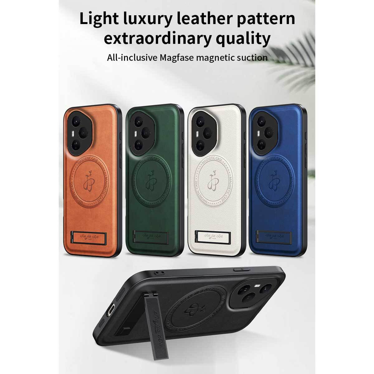 Hülle Honor 400 Smart/Lite/Pro 200 Magic 7 Lite 6 PU Leder Handy Tasche