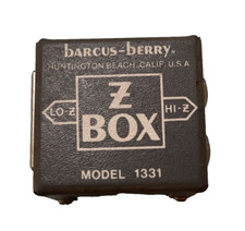 Barcus Berry Model 1331 Z Box VINTAGE 1980s Line Transformer FREE SHIPPING 