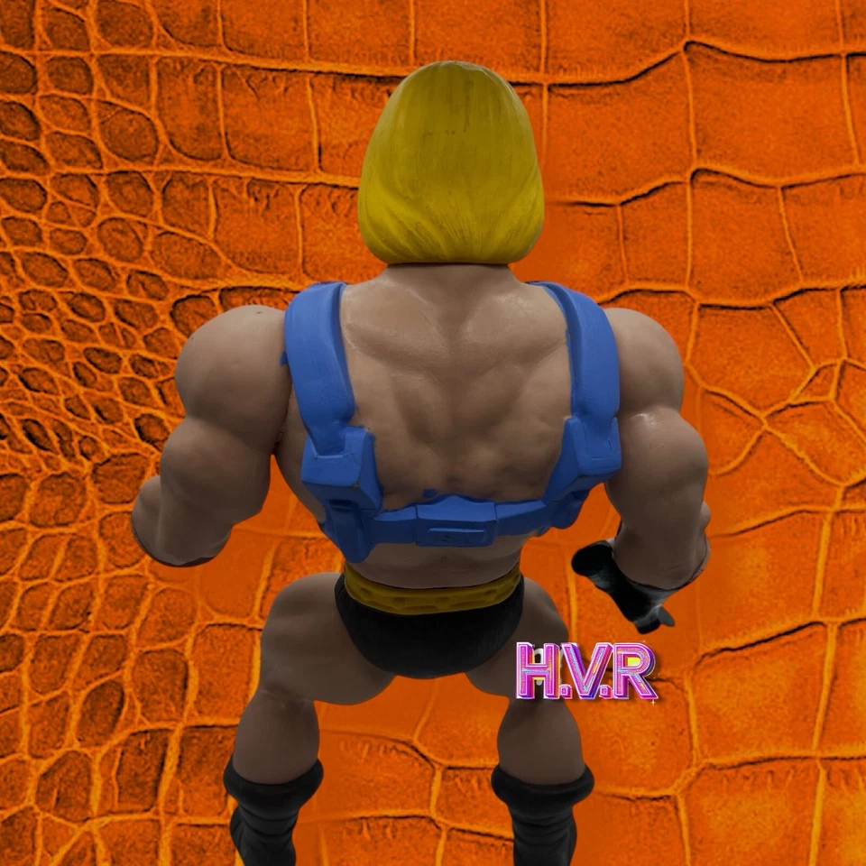 HE - MAN 14" GIGANTE UBER RARO DIFÍCIL DE ENCONTRAR JUMBO BIG MOTU VINILO SOFUBI FIGURA PIRATA! Foto 4 de 4