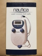 Rare Vintage NIB 90s Nautica Water Resistant Shower Radio