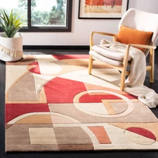 SAFAVIEH Rodeo Drive RD845A Handmade Beige / Multi Rug