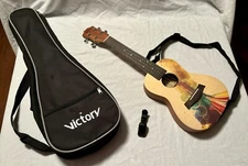 Victory (Model V-23) Ukelele W/padded Storage Bag & Clip On Tuner