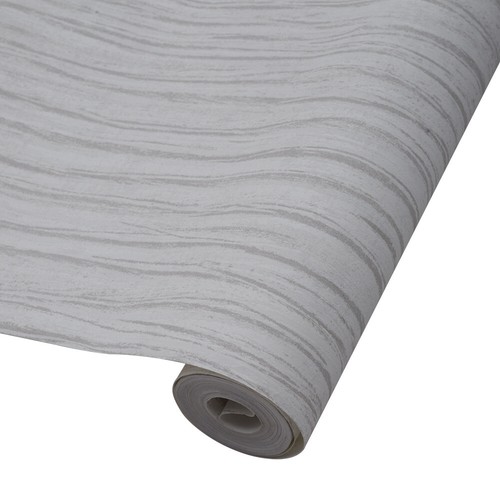 Non Woven Fabric Wood Effect Wallpaper Rolls Textured Covering TV