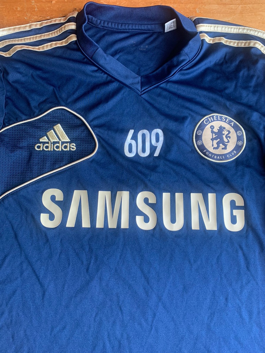  Chelsea FC ジャージ Climacool M Chelsea Football Club Adidas ClimaCool Jersey Sz Medium Navy B16