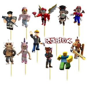 Details About Xl Roblox Cupcake Cake Topper Party Favors Balloon Freddy Supplies - 