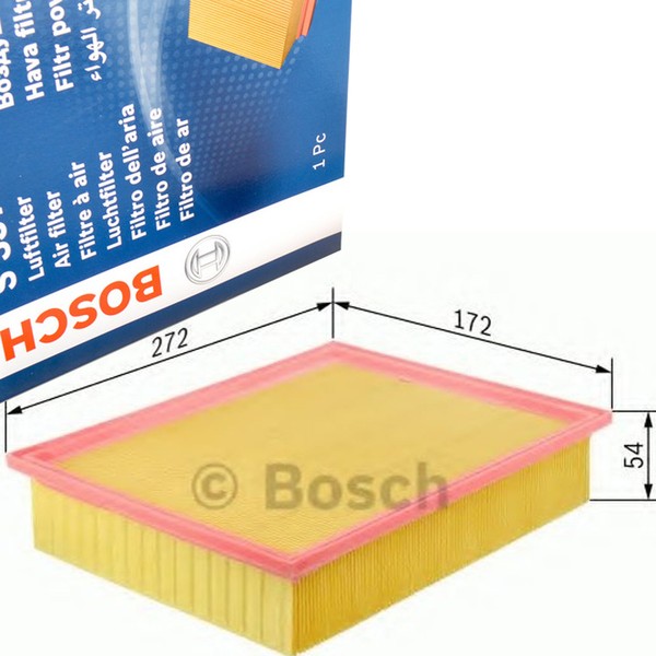 Bosch F026400041 Luftfilter FüR Fiat Bravo Stilo 1.9D 10.01-12.14-image