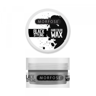Morfose Color Hair Wax Black 100 ml