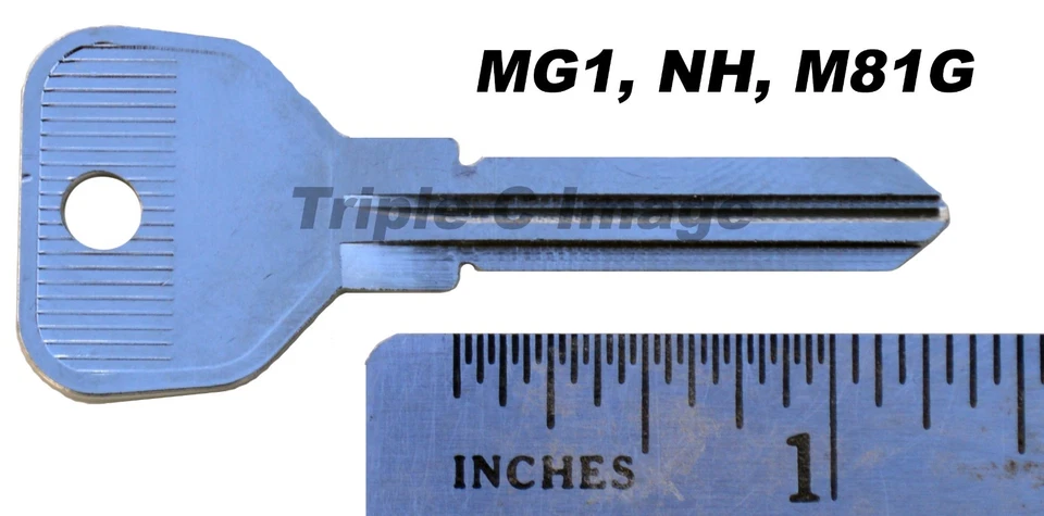 Llave en blanco para la mayoría (ver imagen) Triumph Stag, TR6, TR7, TR8 - también conocido como MG1, M81G Foto 2 de 2