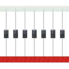 (25 Pcs) SR560 SB560 Schottky Barrier Rectifier Diode 5A 60V 5 Amp 60 Volt...