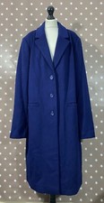 Long Tall Sally Long Blue Wool Coat Women’s  Size 24