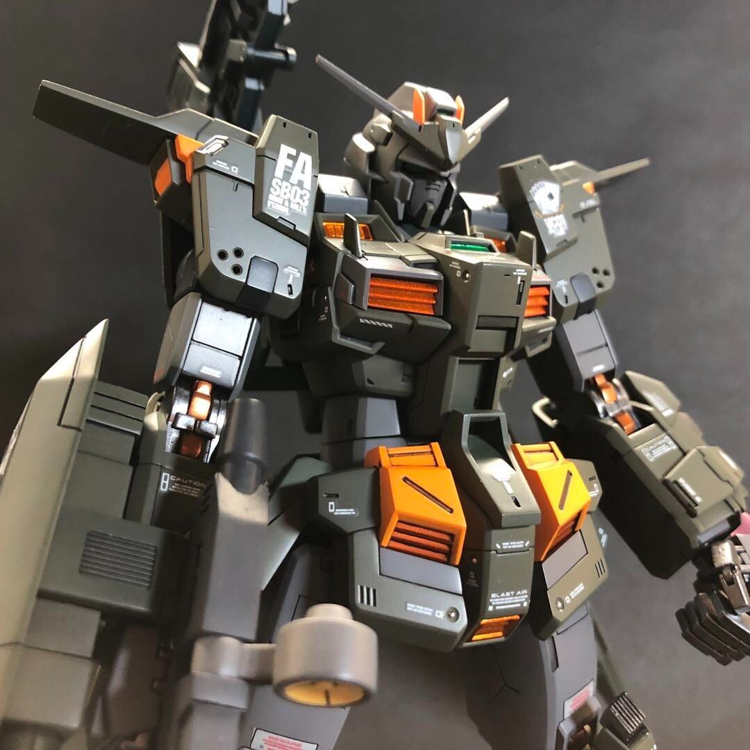 GUNDAM MG GM Turbulence Stormbringer FA 1:100 ALL PAINTED GUNDAM MG GM Turbulence Stormbringer FA 1:100 ALL PAINTED