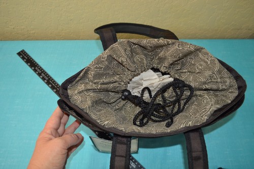 Eddie Bauer Midi Kordelzug Tasche Wickeltasche Neu mit Etikett - Bild 11 von 16