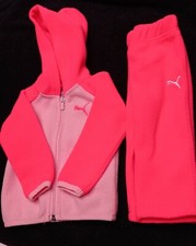 Puma Fleece Toddler Outfit Pink Size 6-9 Months GUC
