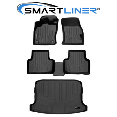 SMARTLINER Floor Mats Cargo Trunk Liner Set 2022-2025 Volkswagen Taos (FWD Only)