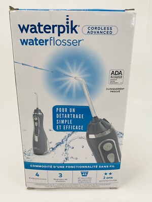 Waterpik Cordless Advanced Water Flosser, Teeth Gums Braces Dental Care WP-567 