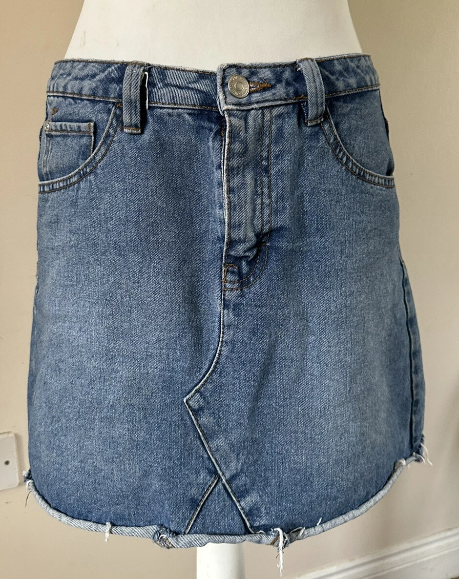 Denim skirt size best sale 8
