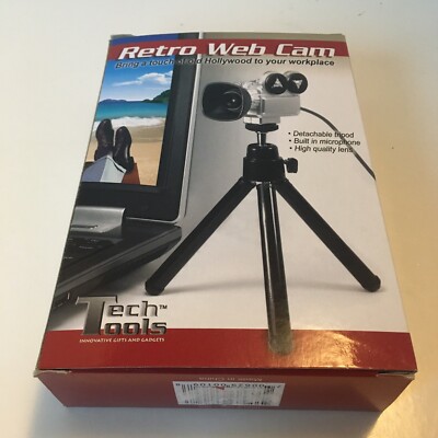 TechTools Retro Web Cam L@@K Hollywood Retro Open Box 700629001098|