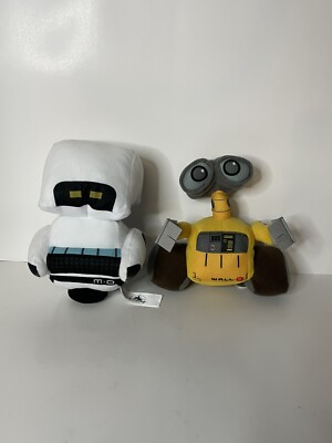 Disney Store Pixar Wall-E & M-O 8  Plush Doll Toys
