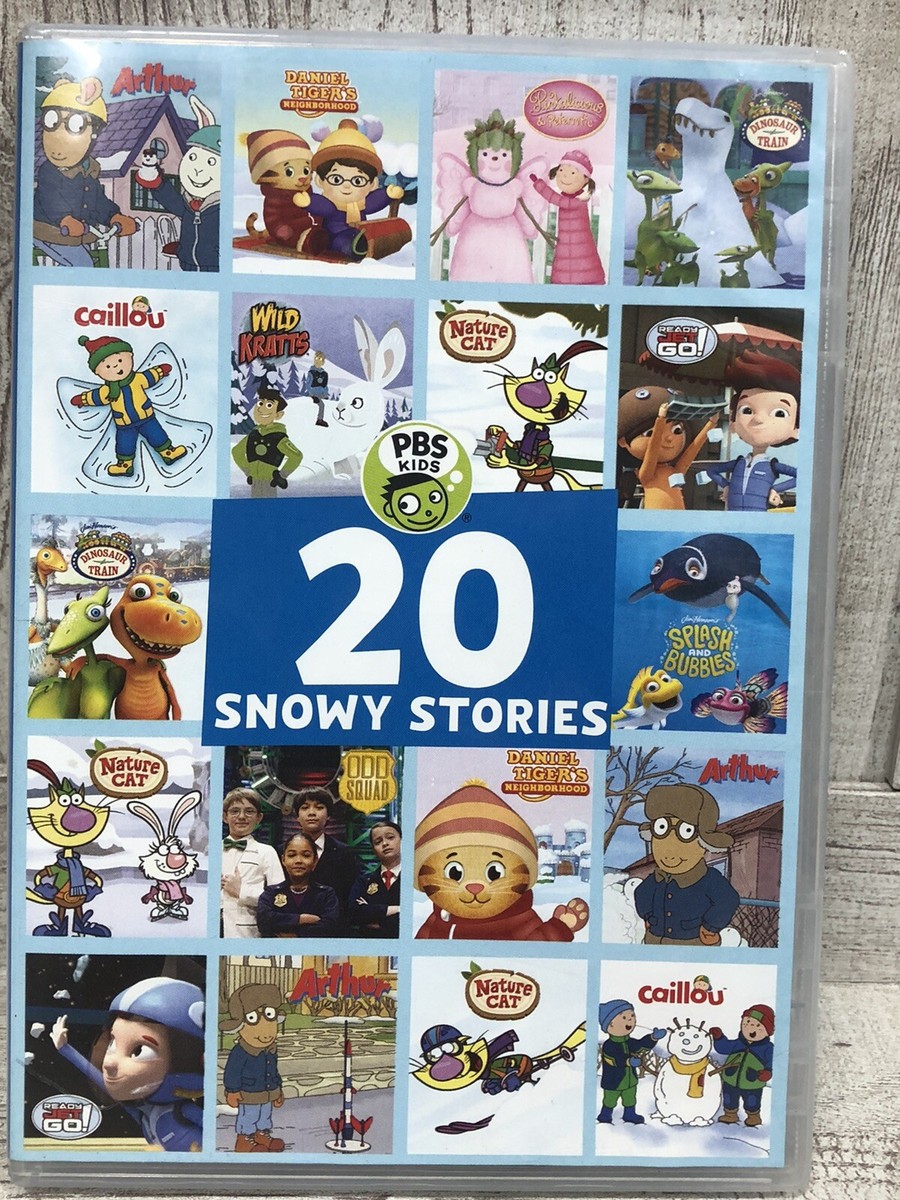 PBS Kids 20 Snowy Stories DVD (2 Pack) GUC 10 Series Of