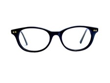 VTG Eddie Bauer Black Olive Cat Eye Eyeglasses W Flex Temples 8331 49 17 140